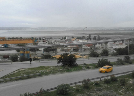 BRIDGE IN THE HELAL DISTRICT IN TUNIS